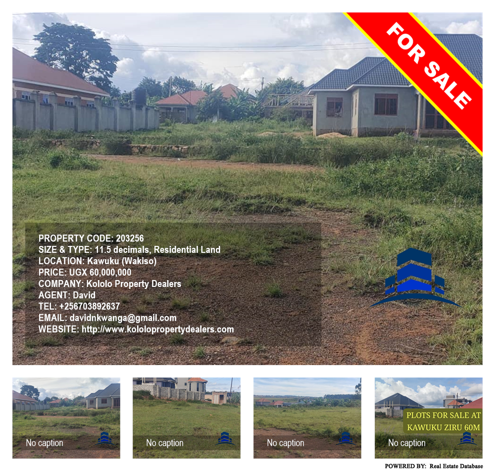 Residential Land  for sale in Kawuku Wakiso Uganda, code: 203256