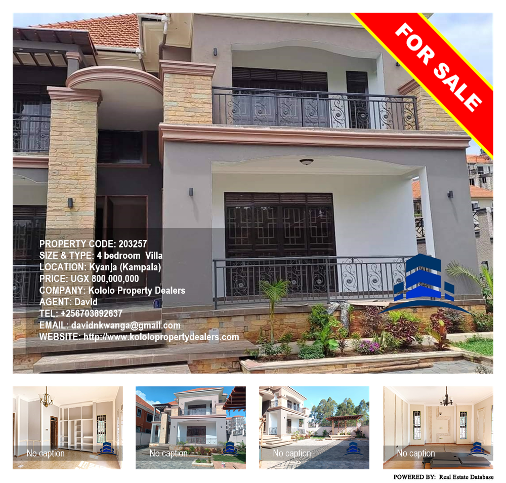 4 bedroom Villa  for sale in Kyanja Kampala Uganda, code: 203257