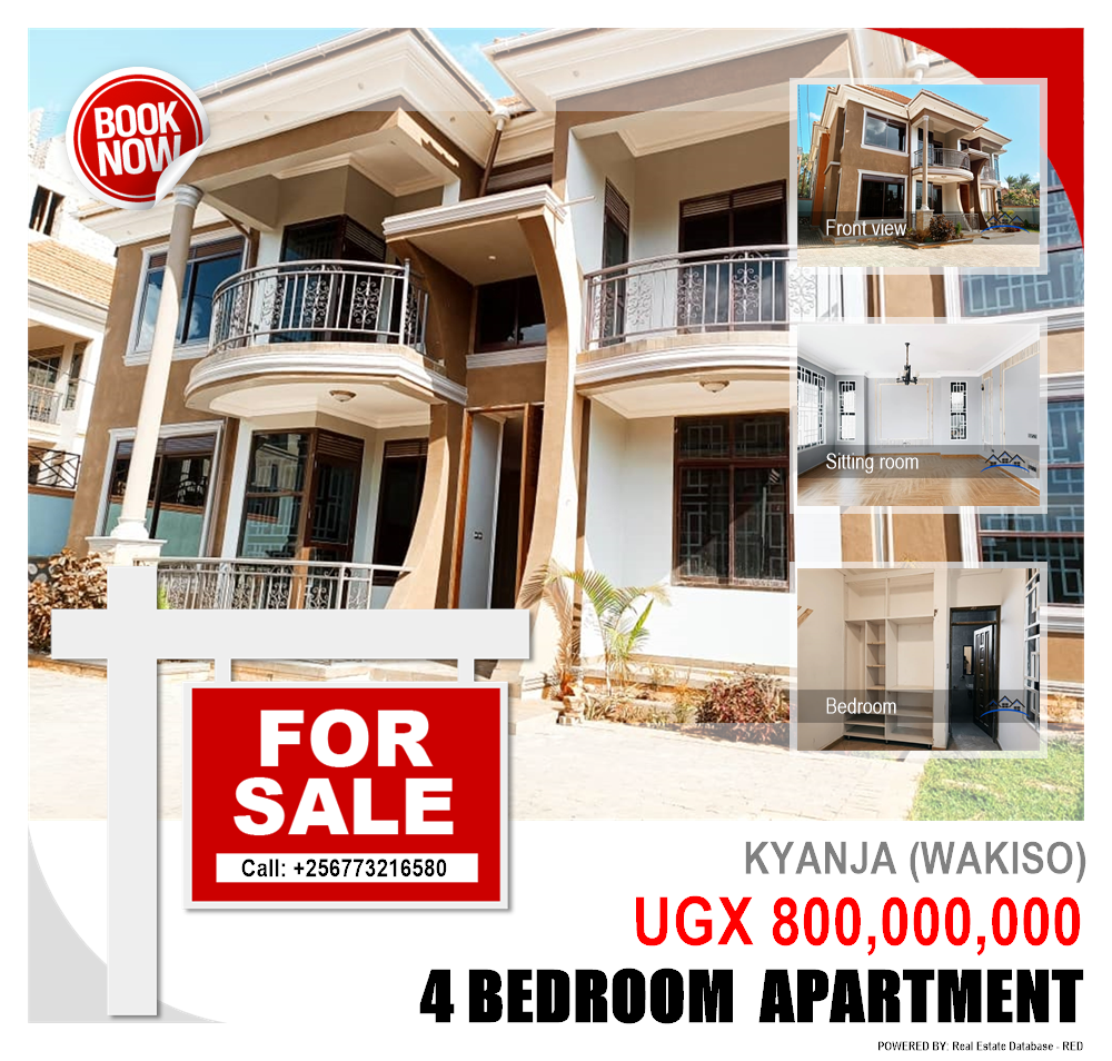 4 bedroom Apartment  for sale in Kyanja Wakiso Uganda, code: 203294