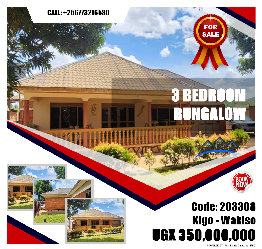 3 bedroom Bungalow  for sale in Kigo Wakiso Uganda, code: 203308