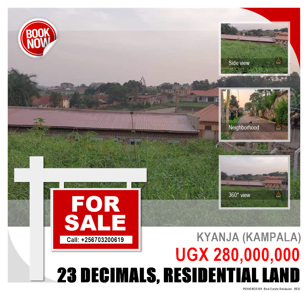 Residential Land  for sale in Kyanja Kampala Uganda, code: 203326