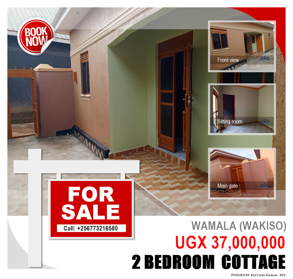 2 bedroom Cottage  for sale in Wamala Wakiso Uganda, code: 203386