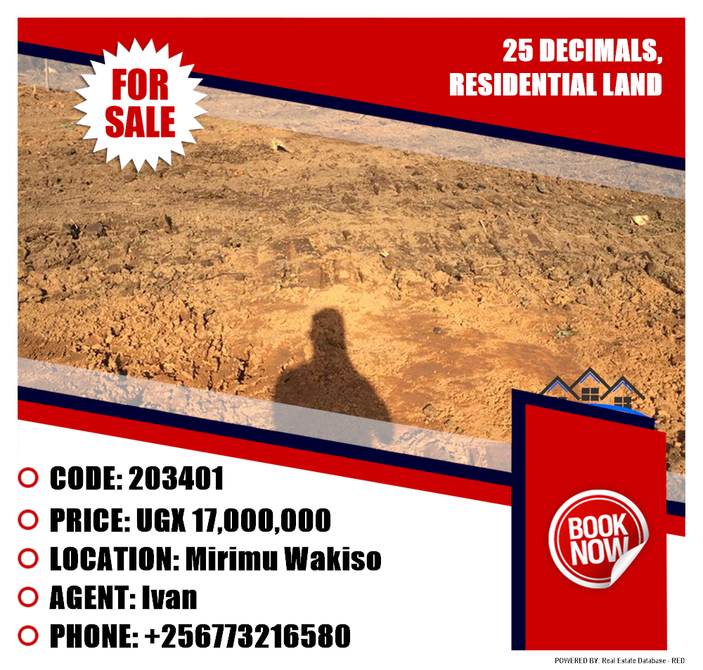 Residential Land  for sale in Mirimu Wakiso Uganda, code: 203401