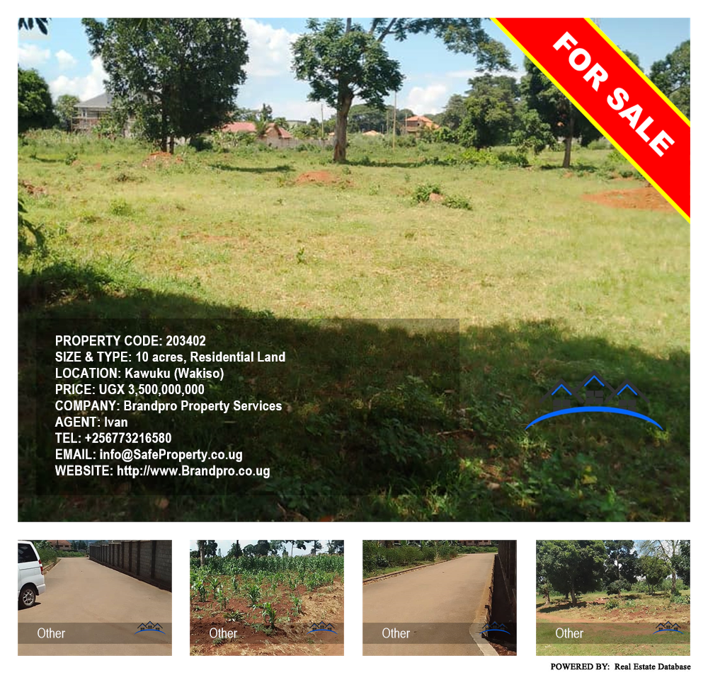 Residential Land  for sale in Kawuku Wakiso Uganda, code: 203402