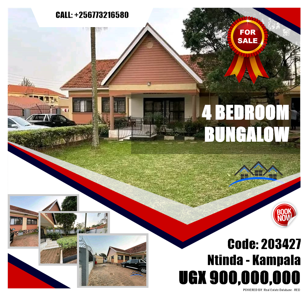 4 bedroom Bungalow  for sale in Ntinda Kampala Uganda, code: 203427