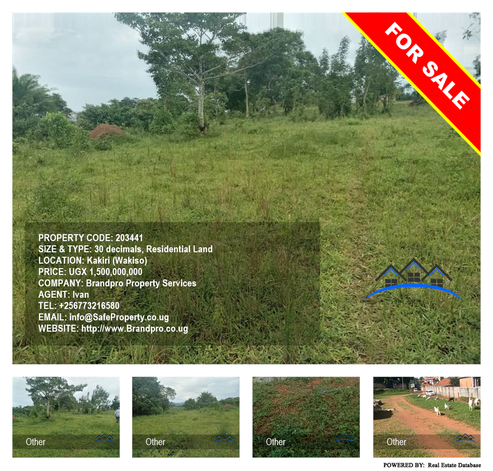 Residential Land  for sale in Kakiri Wakiso Uganda, code: 203441