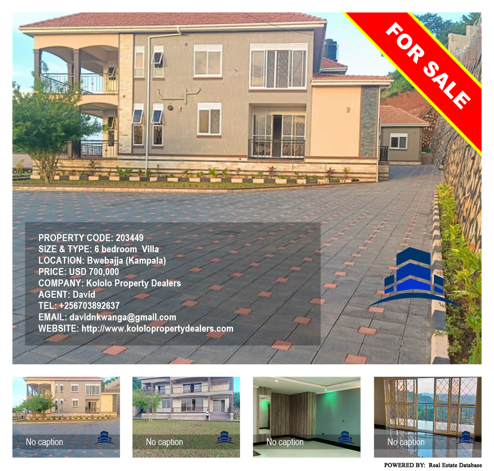 6 bedroom Villa  for sale in Bwebajja Kampala Uganda, code: 203449