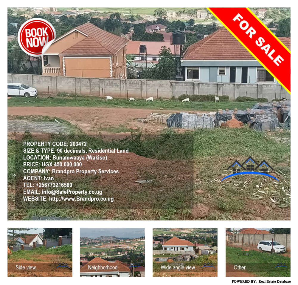 Residential Land  for sale in Bunamwaaya Wakiso Uganda, code: 203472