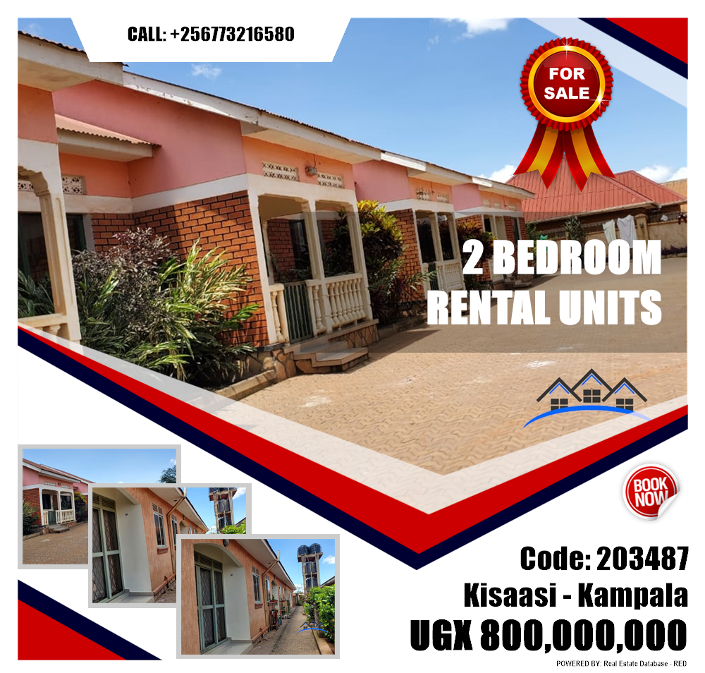 2 bedroom Rental units  for sale in Kisaasi Kampala Uganda, code: 203487