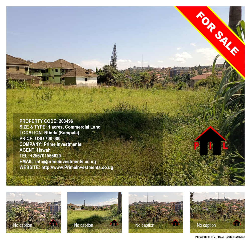 Commercial Land  for sale in Ntinda Kampala Uganda, code: 203496