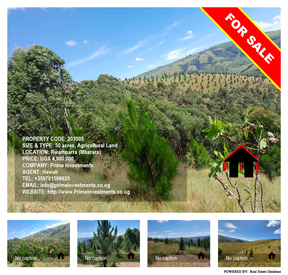 Agricultural Land  for sale in Rwamparra Mbarara Uganda, code: 203505