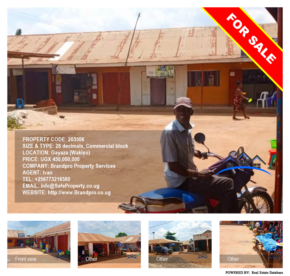 Commercial block  for sale in Gayaza Wakiso Uganda, code: 203506