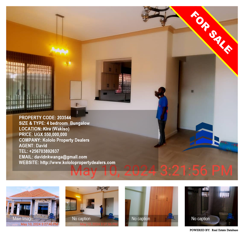 4 bedroom Bungalow  for sale in Kira Wakiso Uganda, code: 203544