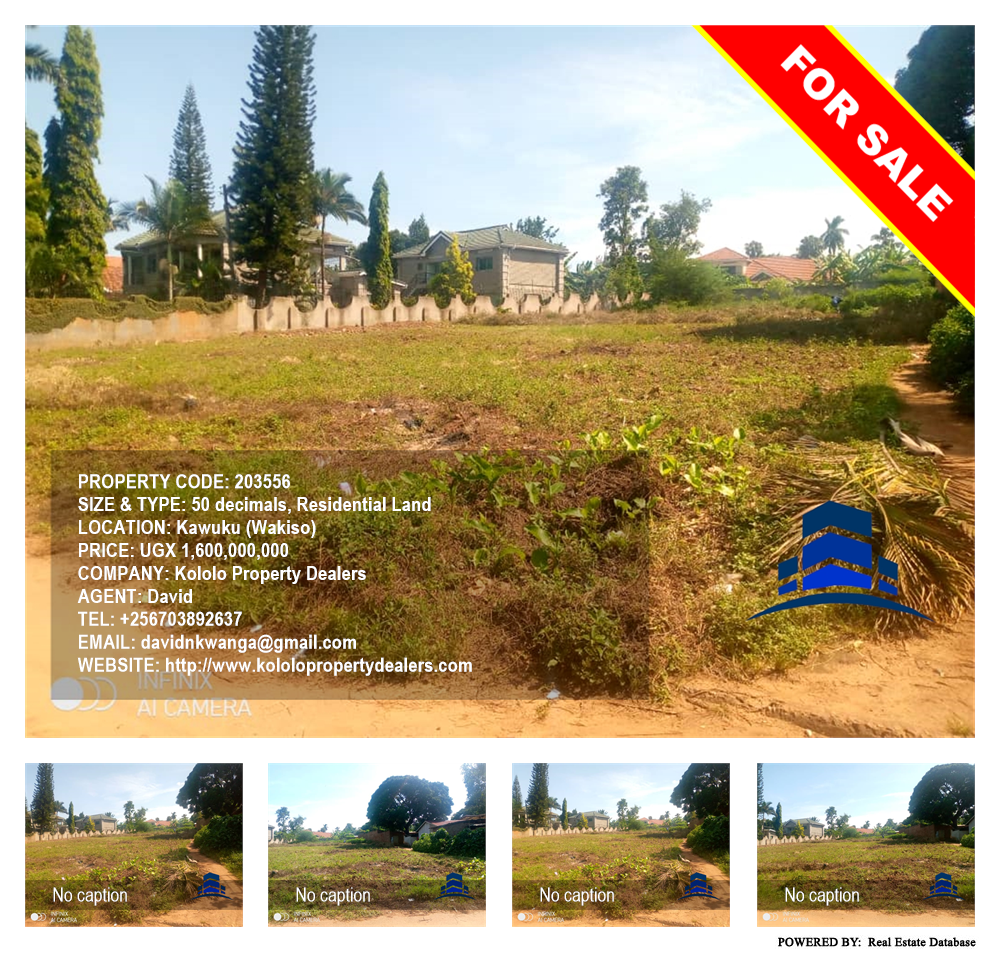 Residential Land  for sale in Kawuku Wakiso Uganda, code: 203556