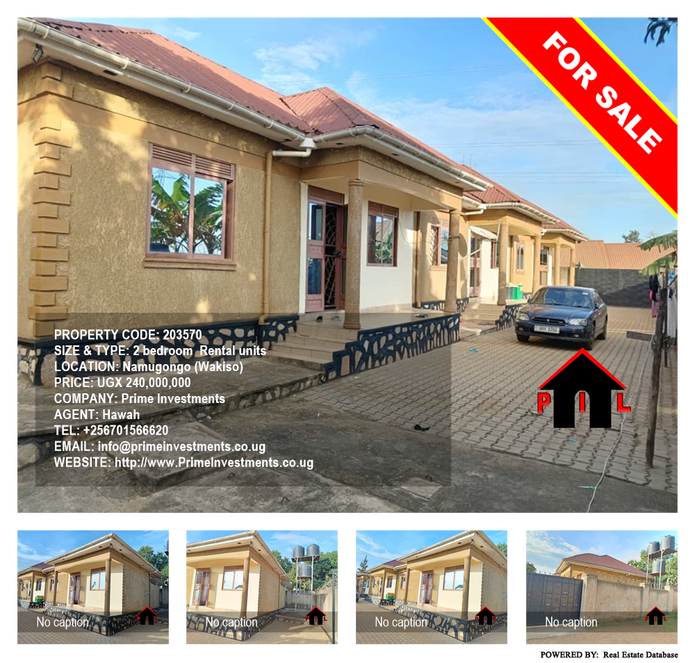 2 bedroom Rental units  for sale in Namugongo Wakiso Uganda, code: 203570