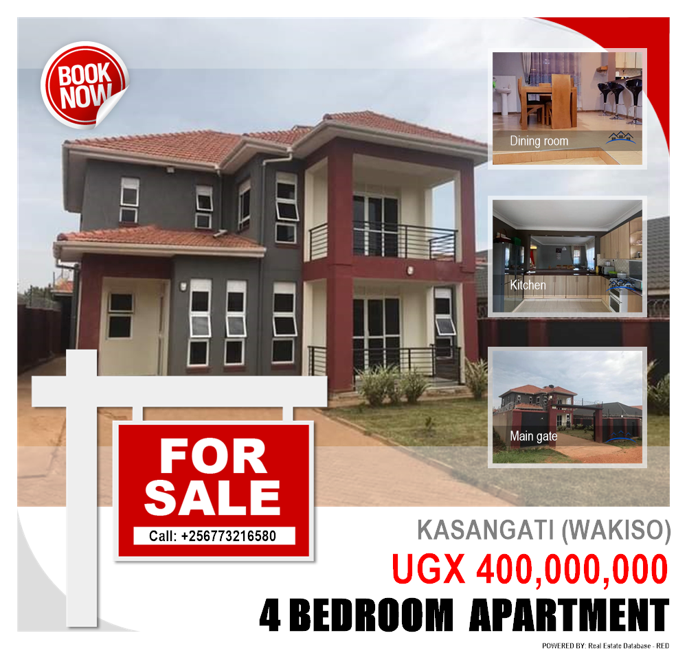 4 bedroom Apartment  for sale in Kasangati Wakiso Uganda, code: 203575