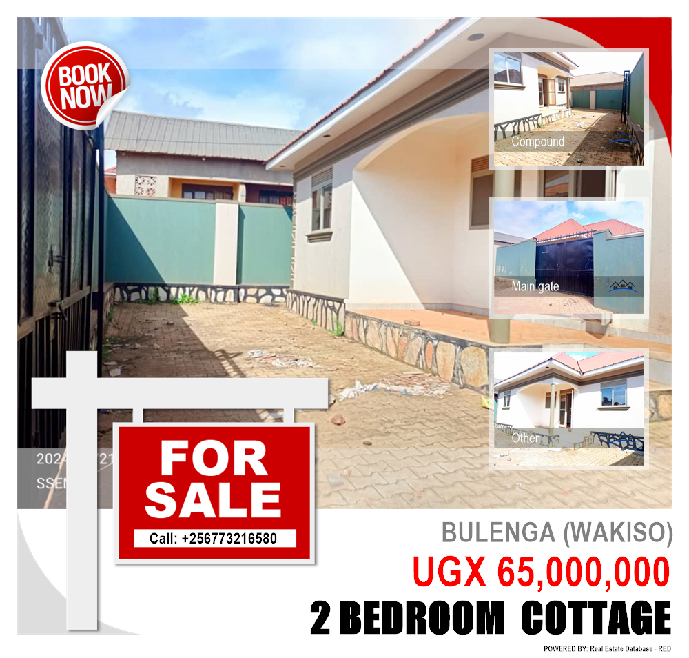 2 bedroom Cottage  for sale in Bulenga Wakiso Uganda, code: 203614