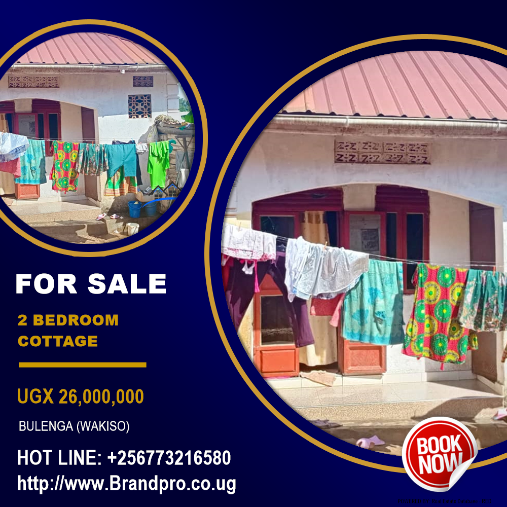 2 bedroom Cottage  for sale in Bulenga Wakiso Uganda, code: 203639