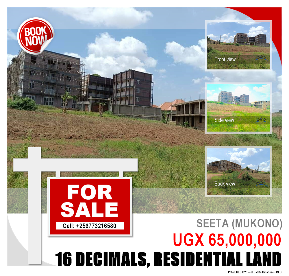 Residential Land  for sale in Seeta Mukono Uganda, code: 203648