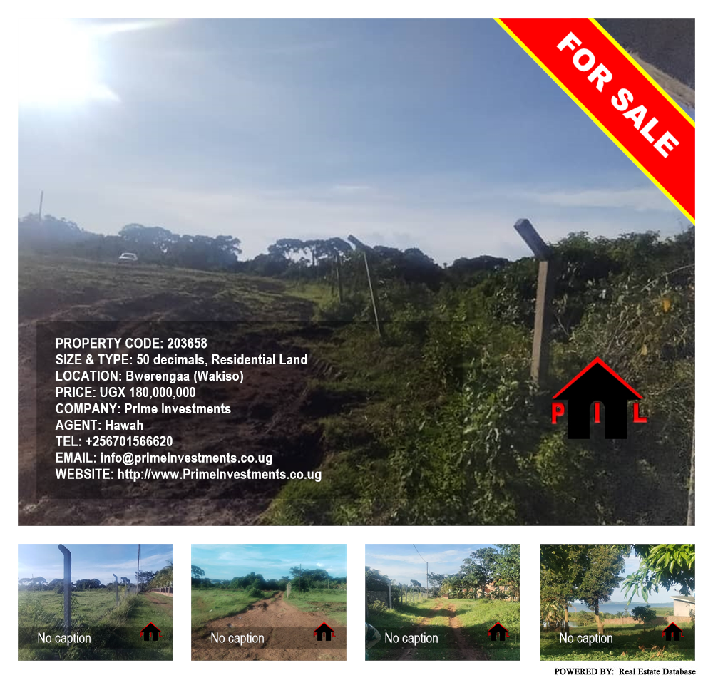 Residential Land  for sale in Bwerengaa Wakiso Uganda, code: 203658