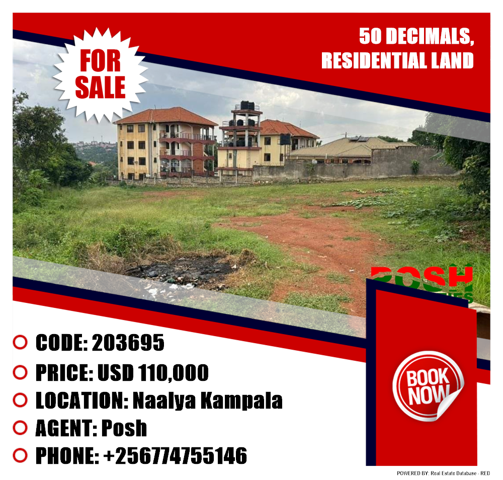 Residential Land  for sale in Naalya Kampala Uganda, code: 203695