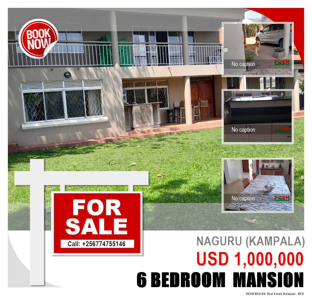 6 bedroom Mansion  for sale in Naguru Kampala Uganda, code: 203708