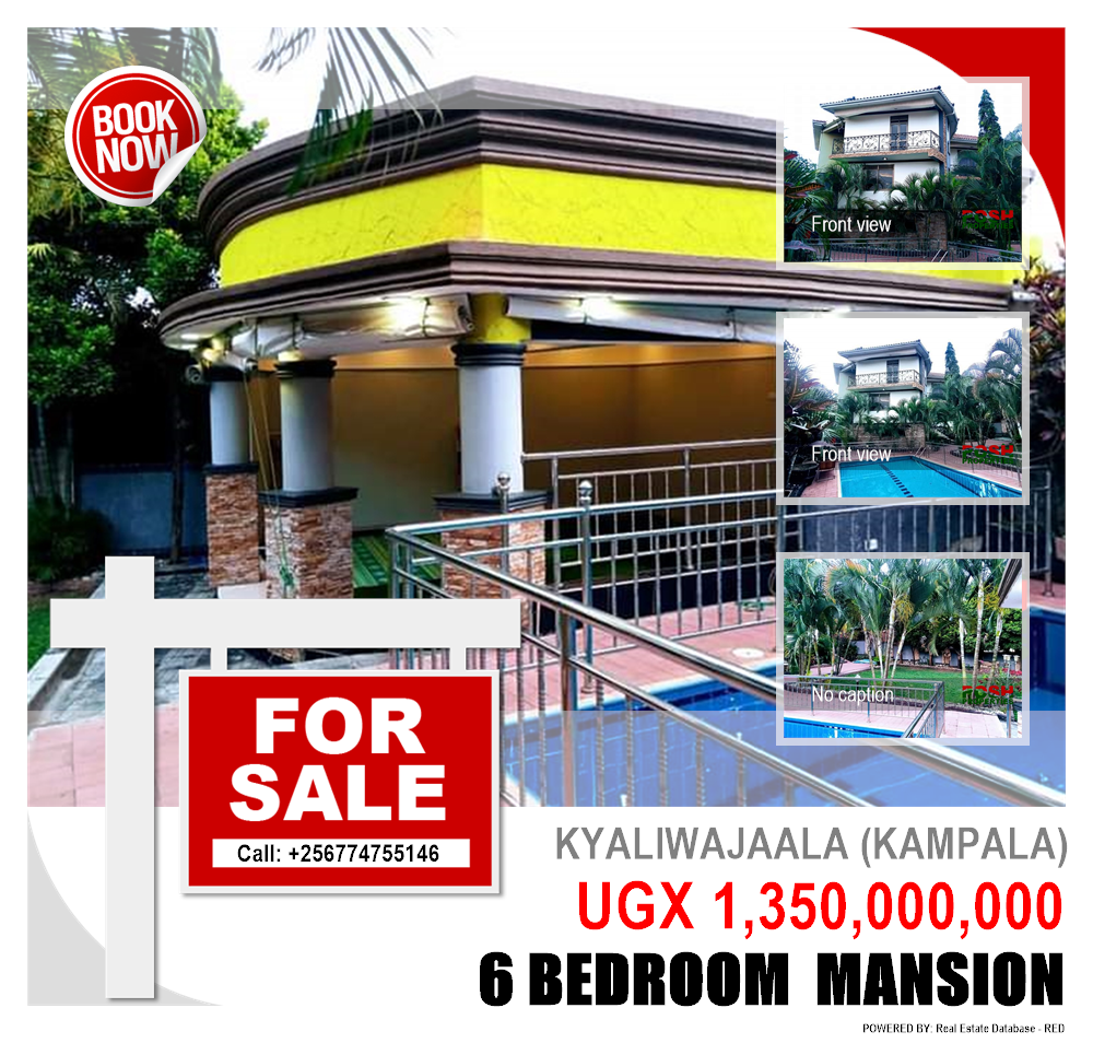 6 bedroom Mansion  for sale in Kyaliwajaala Kampala Uganda, code: 203721