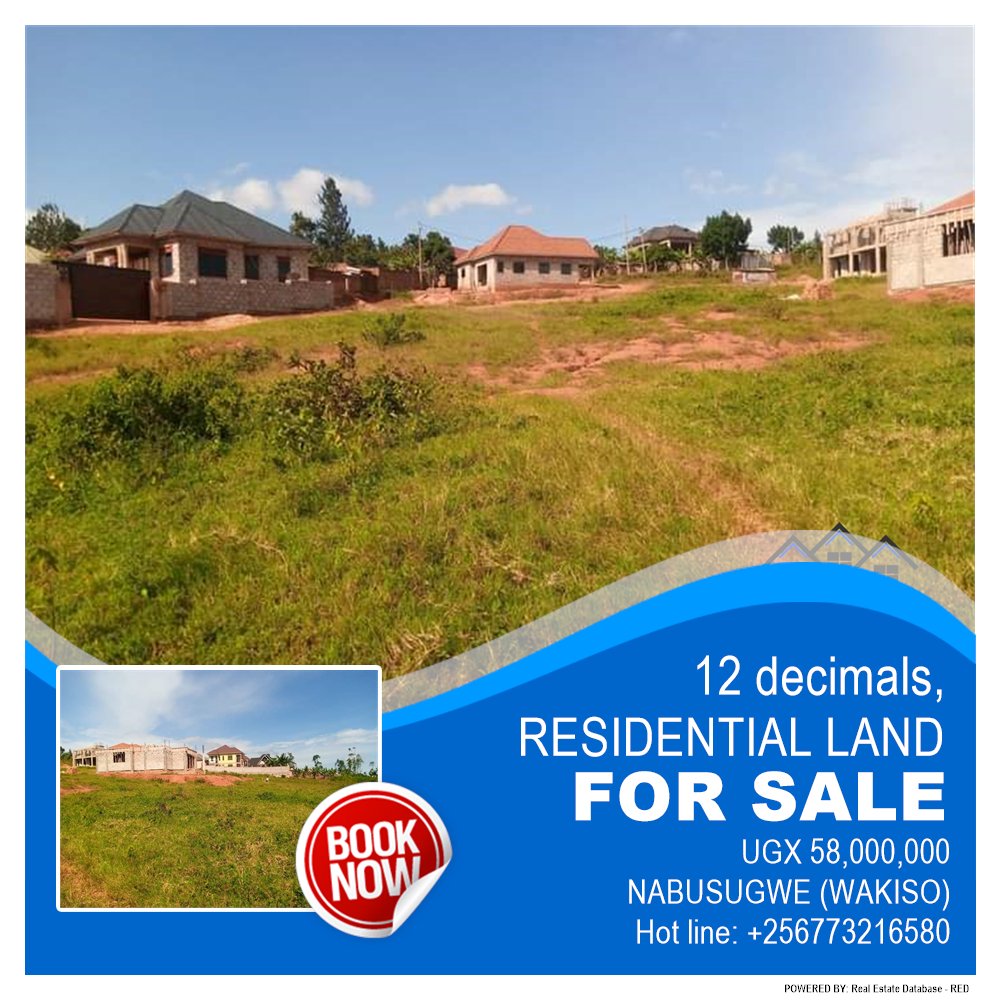 Residential Land  for sale in Nabusugwe Wakiso Uganda, code: 203732