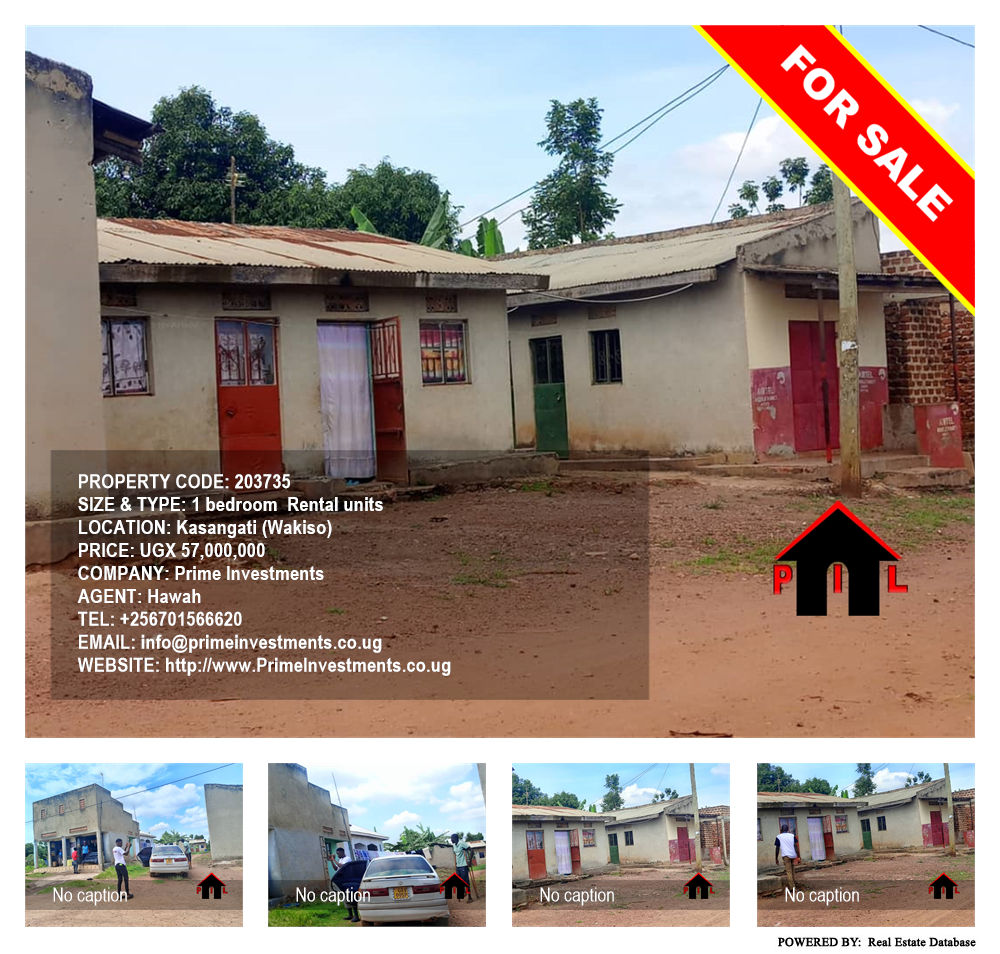 1 bedroom Rental units  for sale in Kasangati Wakiso Uganda, code: 203735