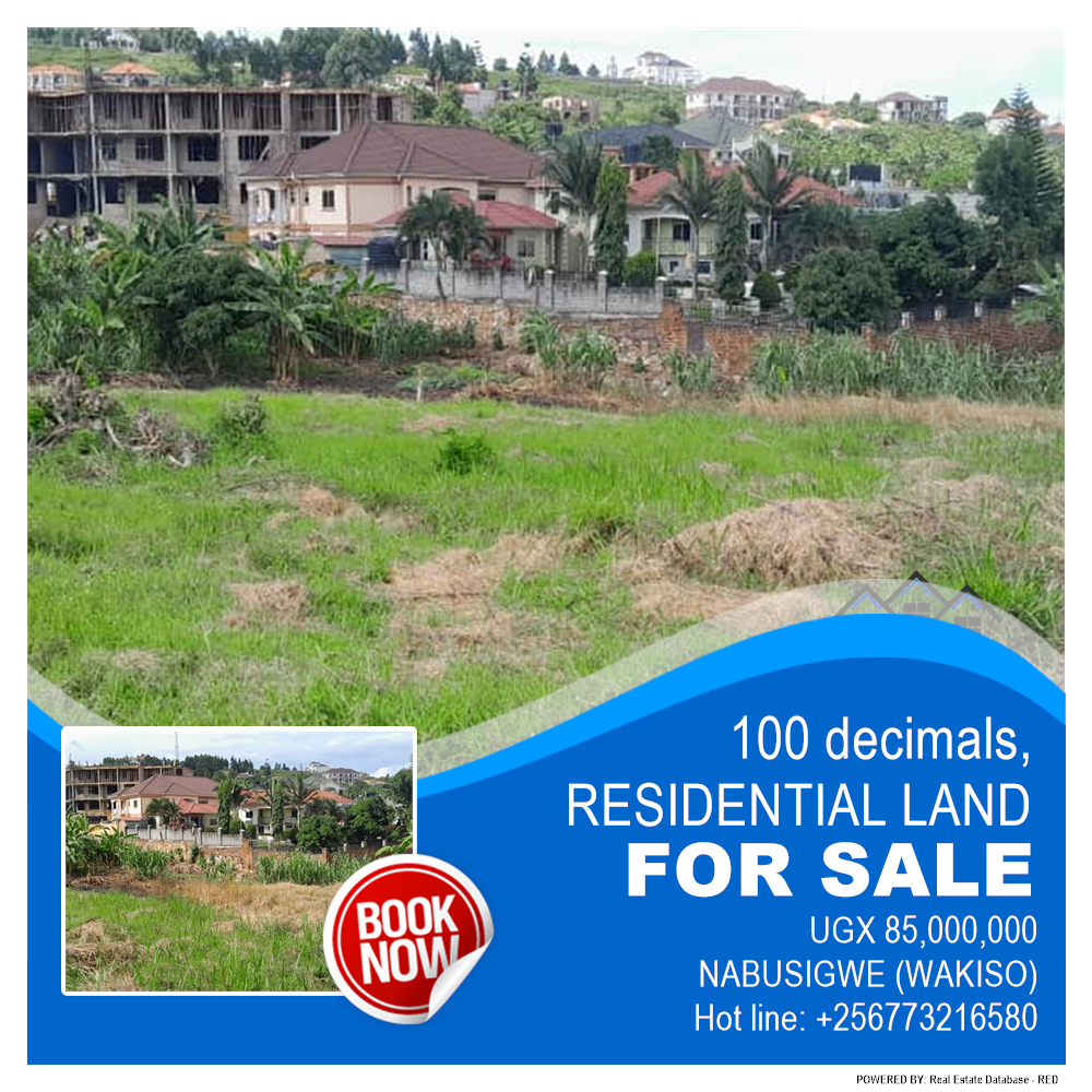 Residential Land  for sale in Nabusigwe Wakiso Uganda, code: 203739