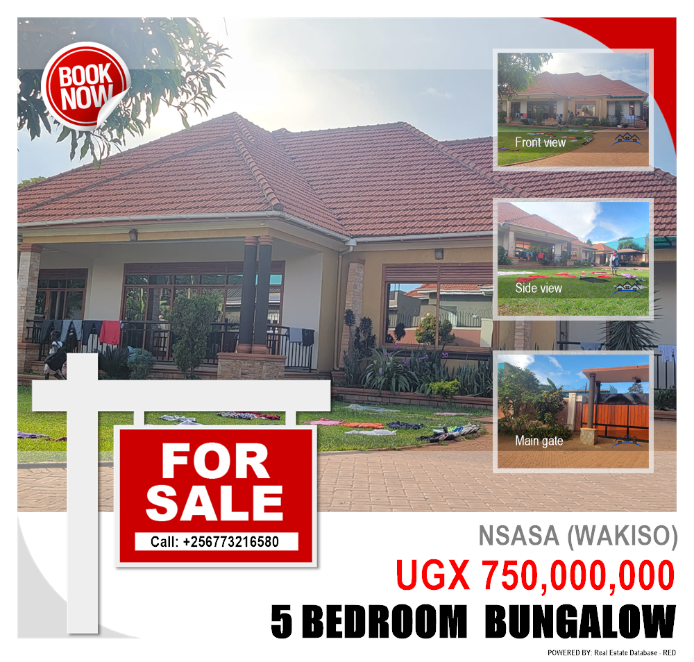 5 bedroom Bungalow  for sale in Nsasa Wakiso Uganda, code: 203758