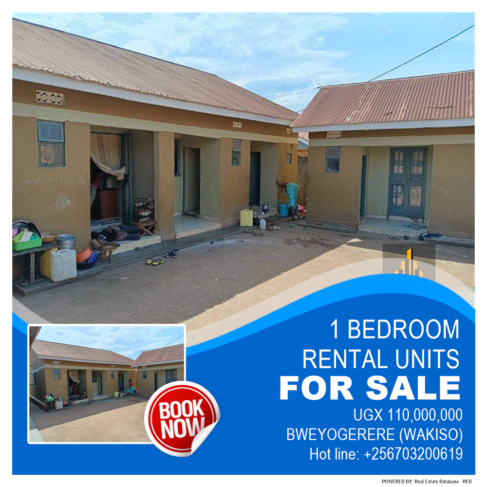 1 bedroom Rental units  for sale in Bweyogerere Wakiso Uganda, code: 203780