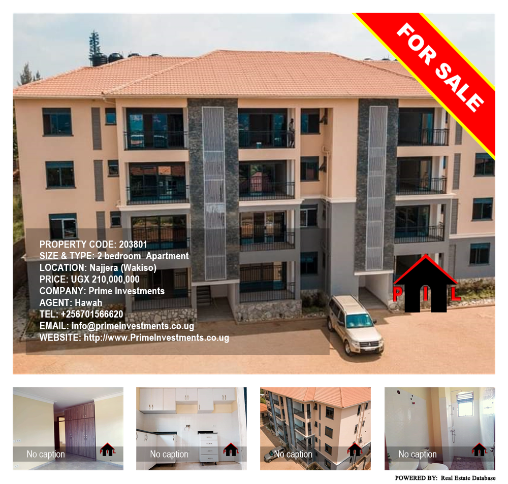 2 bedroom Apartment  for sale in Najjera Wakiso Uganda, code: 203801