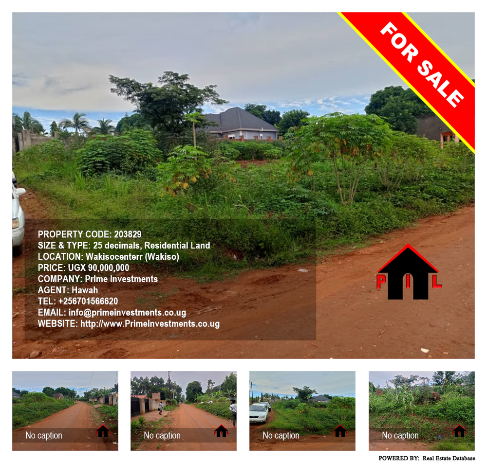 Residential Land  for sale in Wakisocenterr Wakiso Uganda, code: 203829