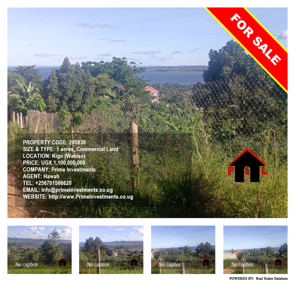 Commercial Land  for sale in Kigo Wakiso Uganda, code: 203830