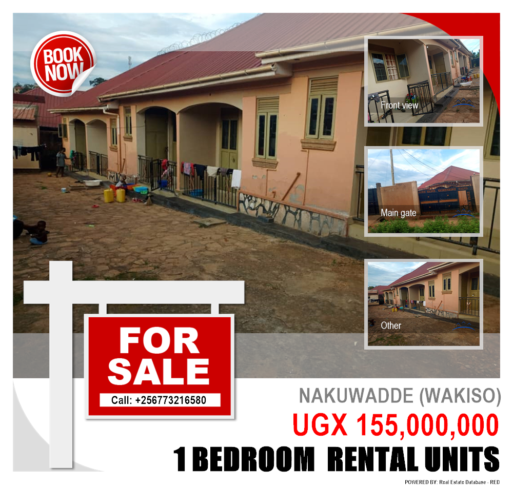 1 bedroom Rental units  for sale in Nakuwadde Wakiso Uganda, code: 203833