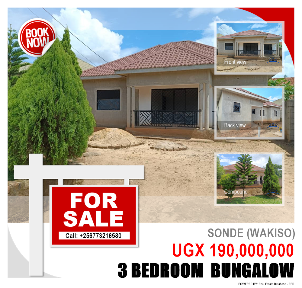 3 bedroom Bungalow  for sale in Sonde Wakiso Uganda, code: 203847