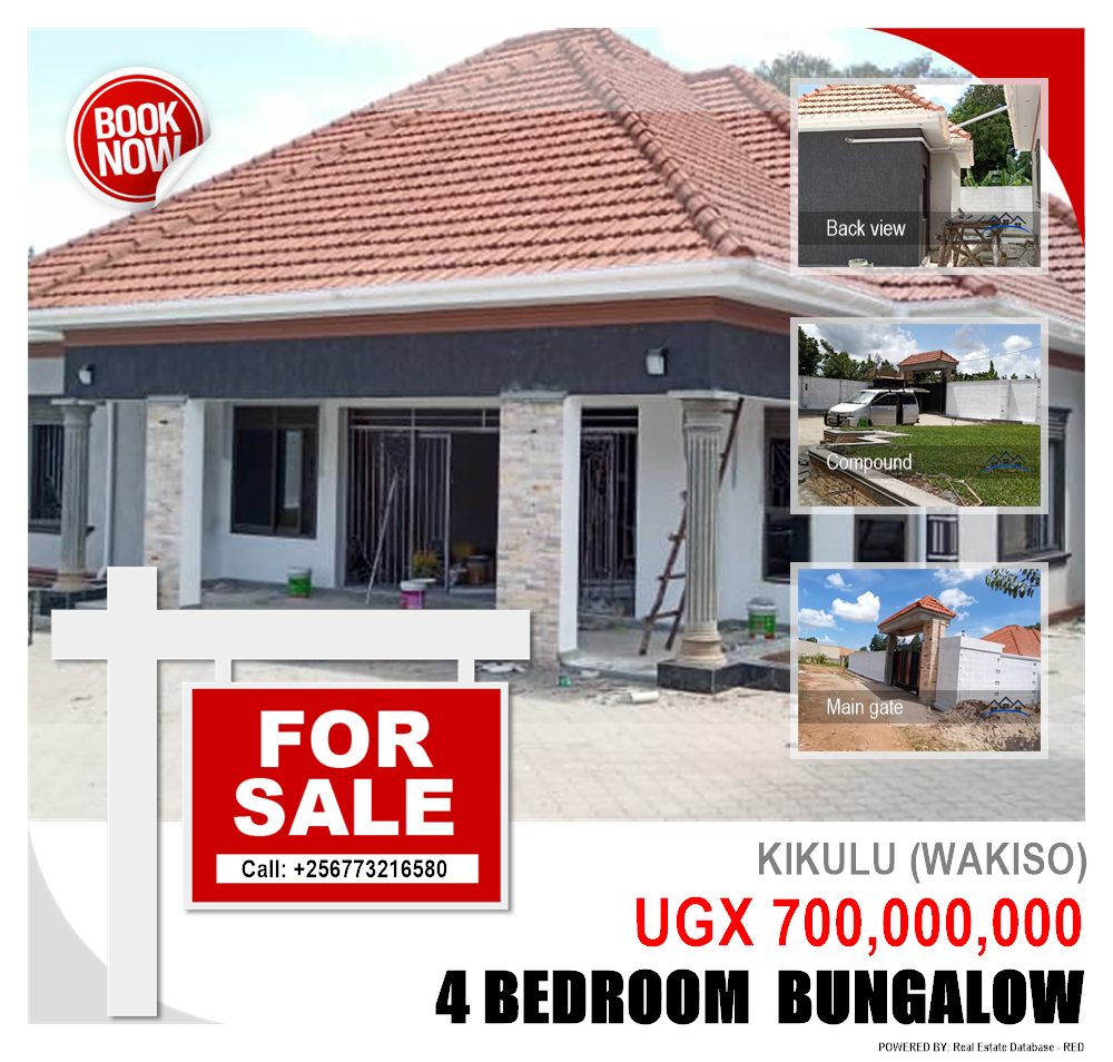 4 bedroom Bungalow  for sale in Kikulu Wakiso Uganda, code: 203850