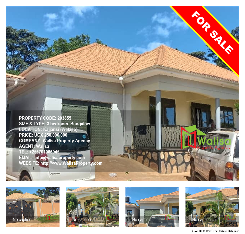 3 bedroom Bungalow  for sale in Kajjansi Wakiso Uganda, code: 203855