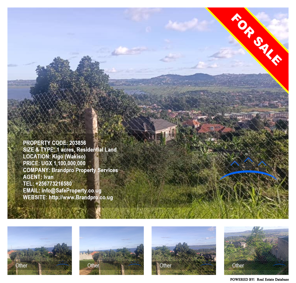 Residential Land  for sale in Kigo Wakiso Uganda, code: 203856