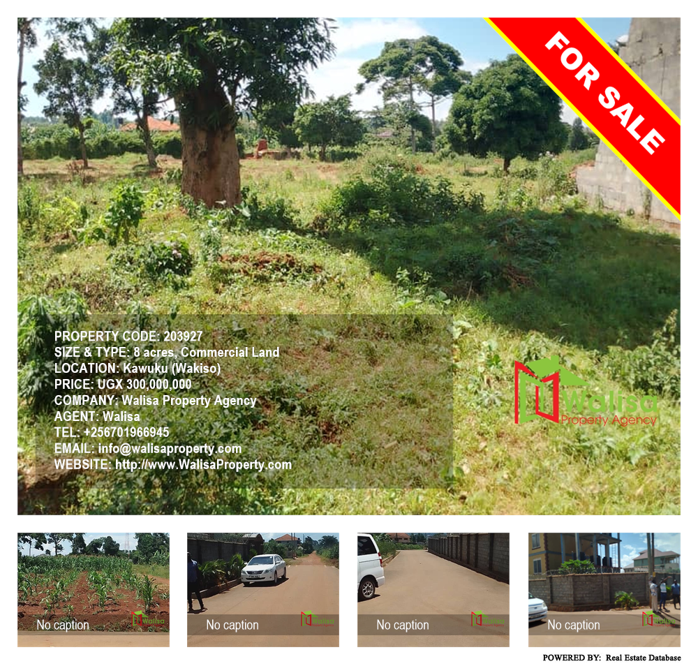 Commercial Land  for sale in Kawuku Wakiso Uganda, code: 203927