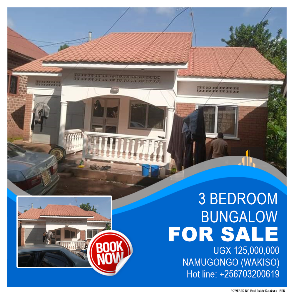 3 bedroom Bungalow  for sale in Namugongo Wakiso Uganda, code: 203965
