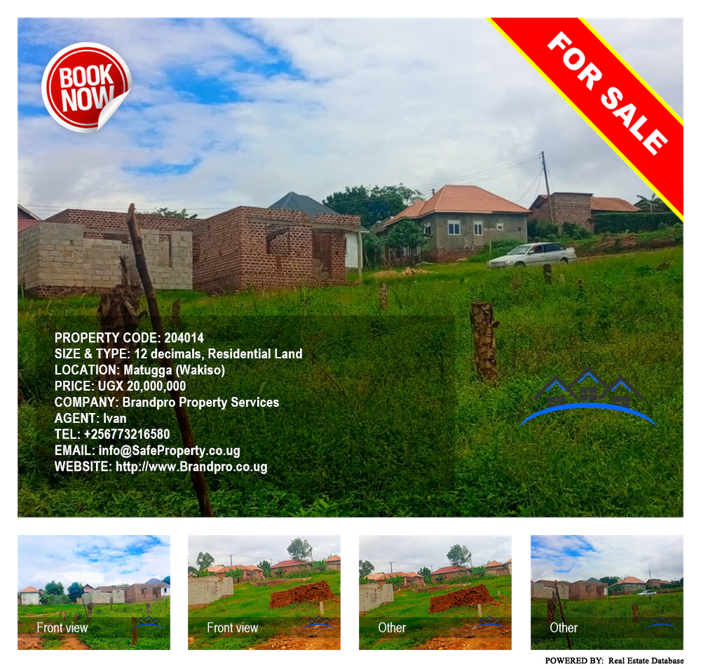 Residential Land  for sale in Matugga Wakiso Uganda, code: 204014