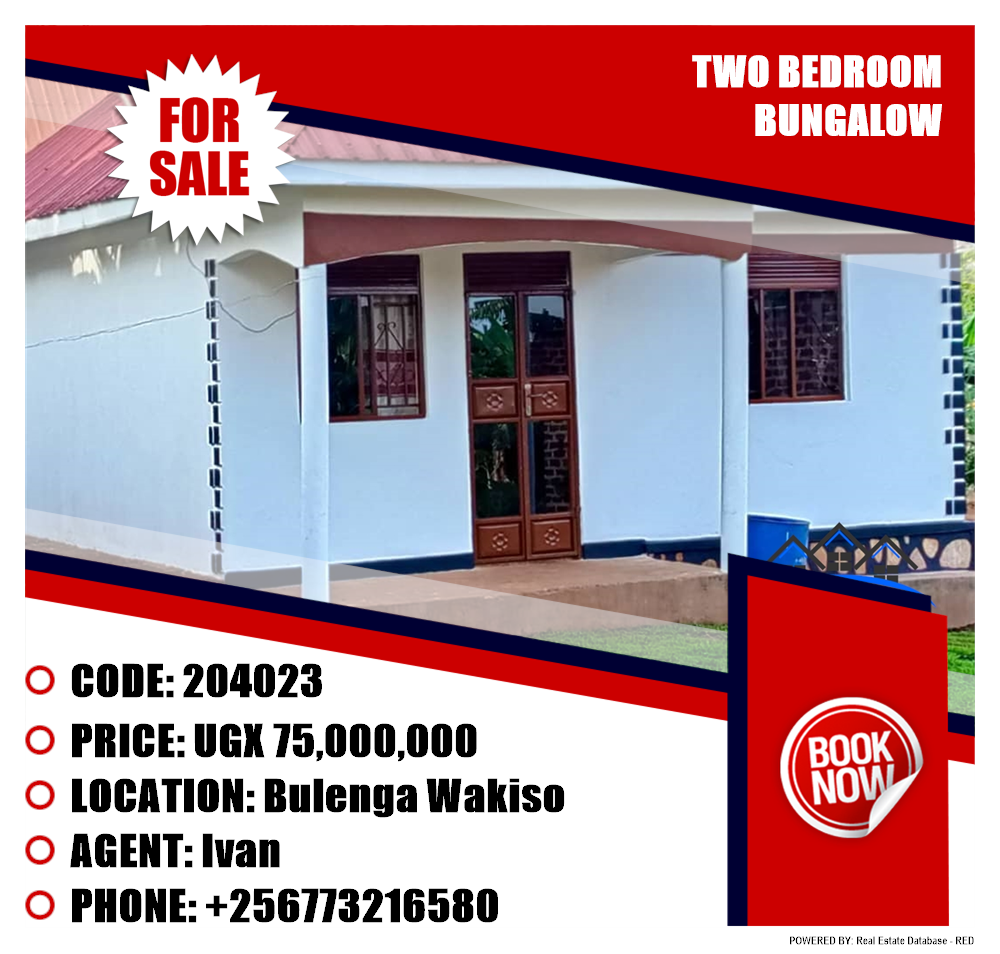 2 bedroom Bungalow  for sale in Bulenga Wakiso Uganda, code: 204023