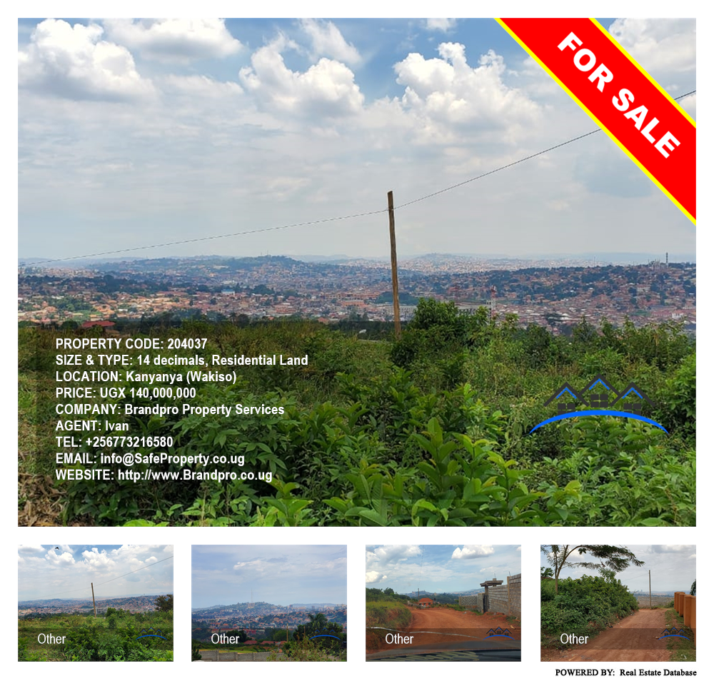 Residential Land  for sale in Kanyanya Wakiso Uganda, code: 204037