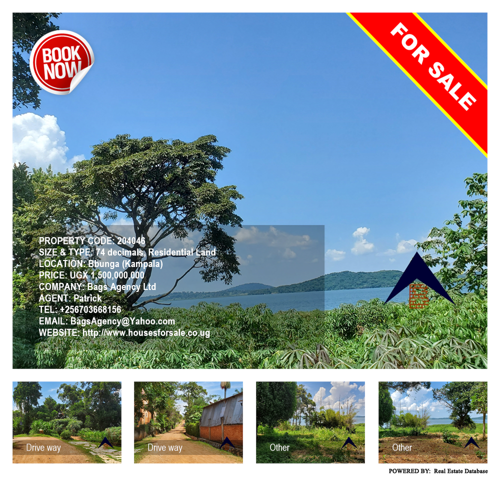 Residential Land  for sale in Bbunga Kampala Uganda, code: 204046