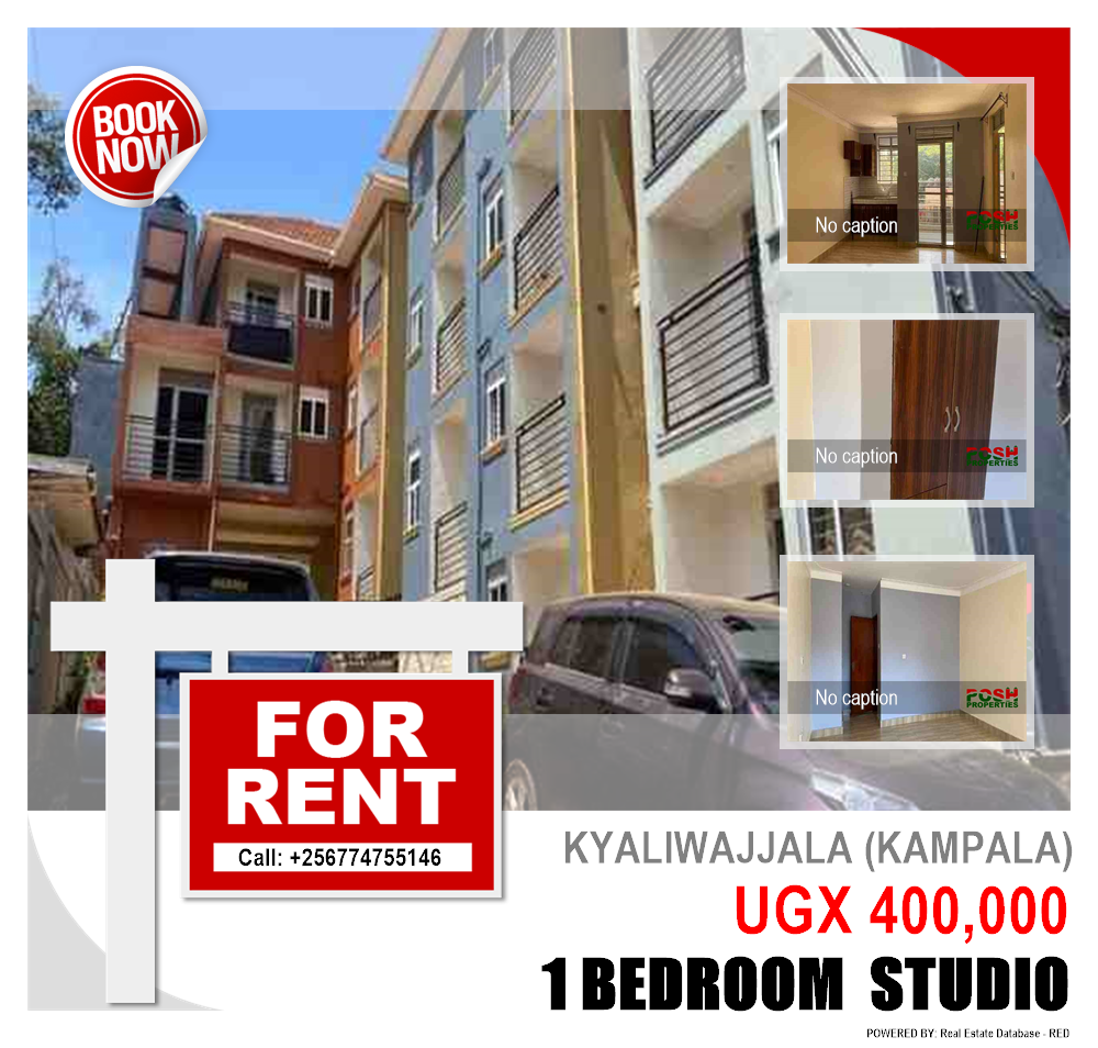 1 bedroom Studio  for rent in Kyaliwajjala Kampala Uganda, code: 204057