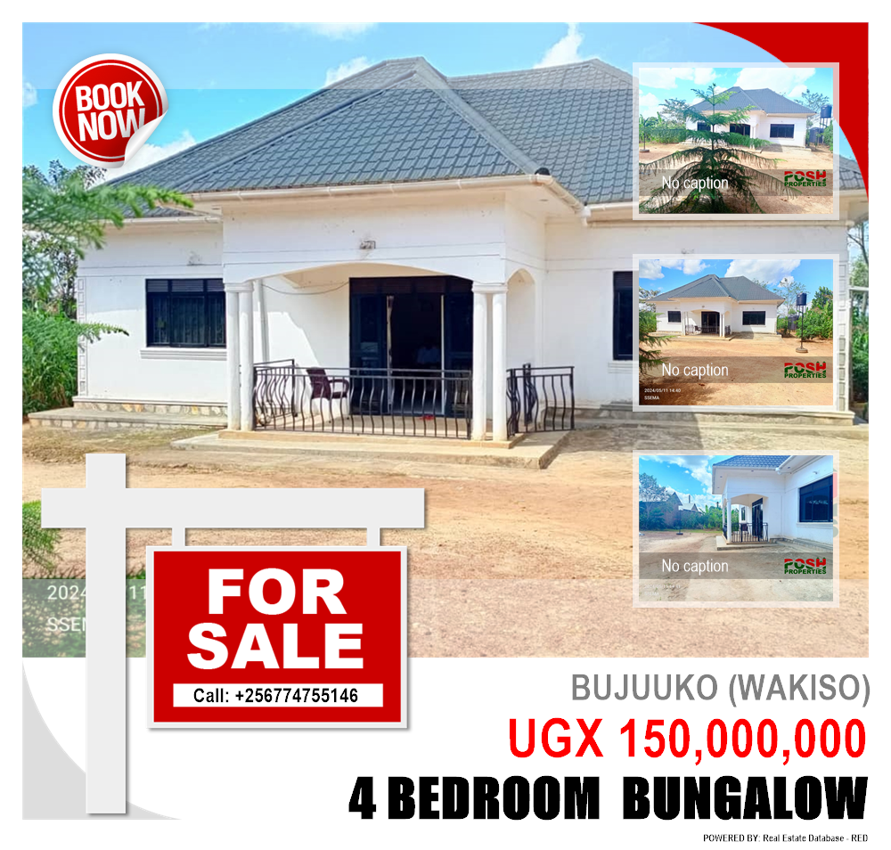 4 bedroom Bungalow  for sale in Bujuuko Wakiso Uganda, code: 204068