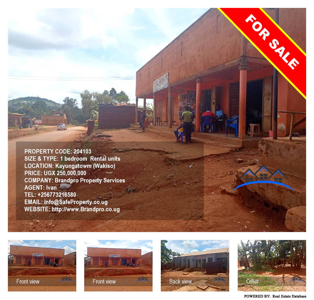 1 bedroom Rental units  for sale in Kayungatowm Wakiso Uganda, code: 204103