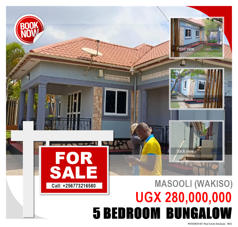 5 bedroom Bungalow  for sale in Masooli Wakiso Uganda, code: 204115